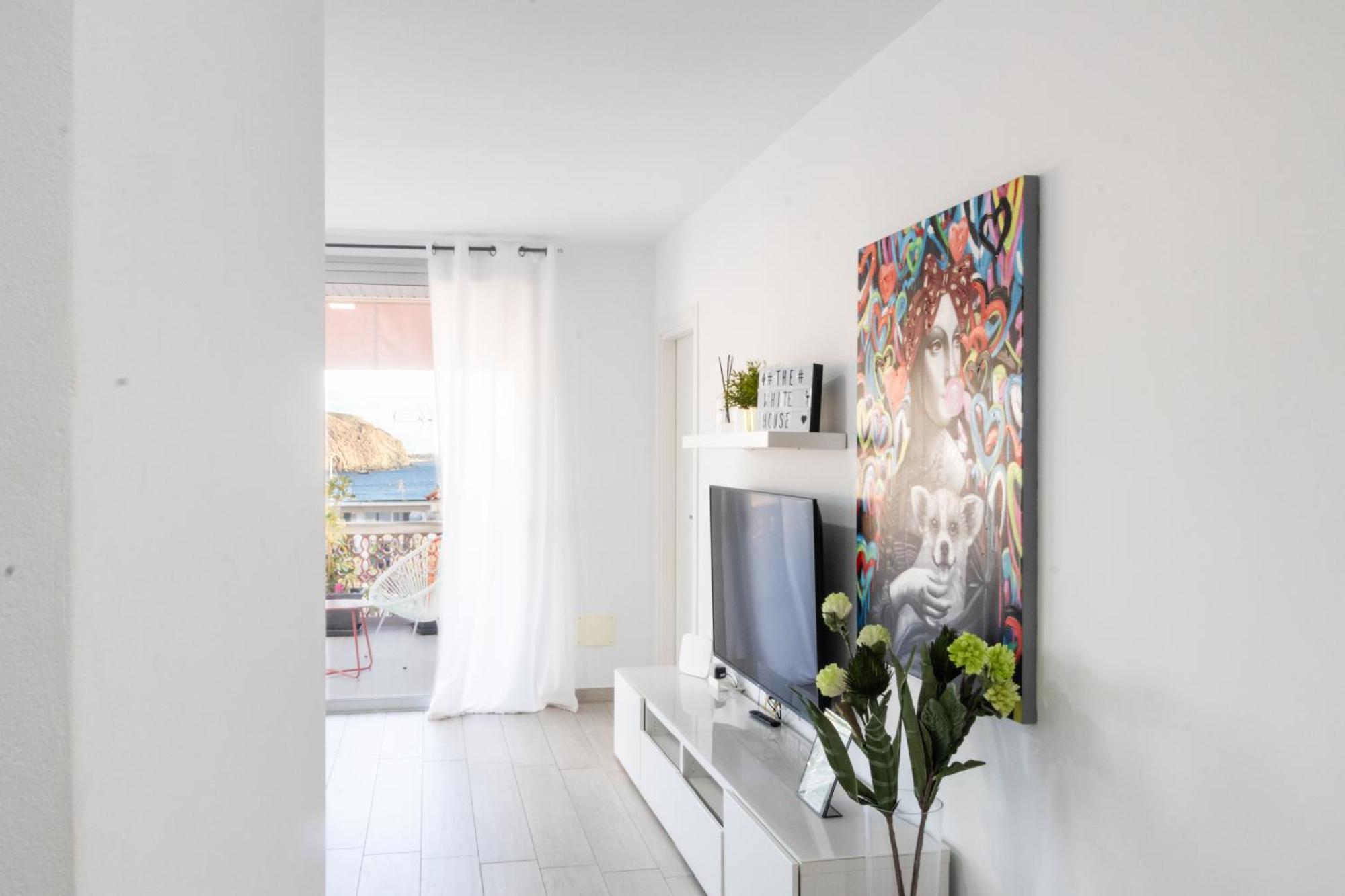 Appartement The White Heart House - Attic Sea View à Los Cristianos  Extérieur photo